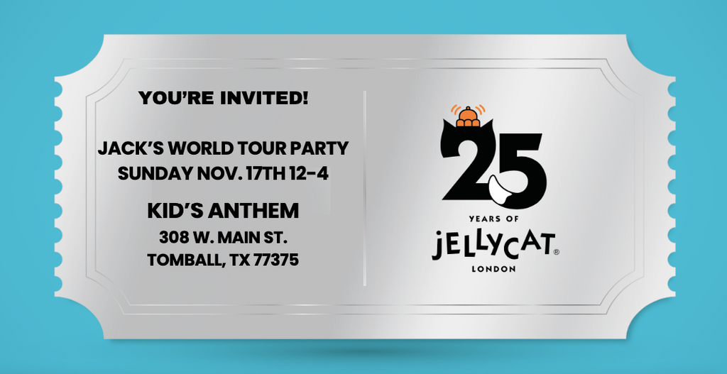 Jellycat Jack's WORLD TOUR! 11/17/24