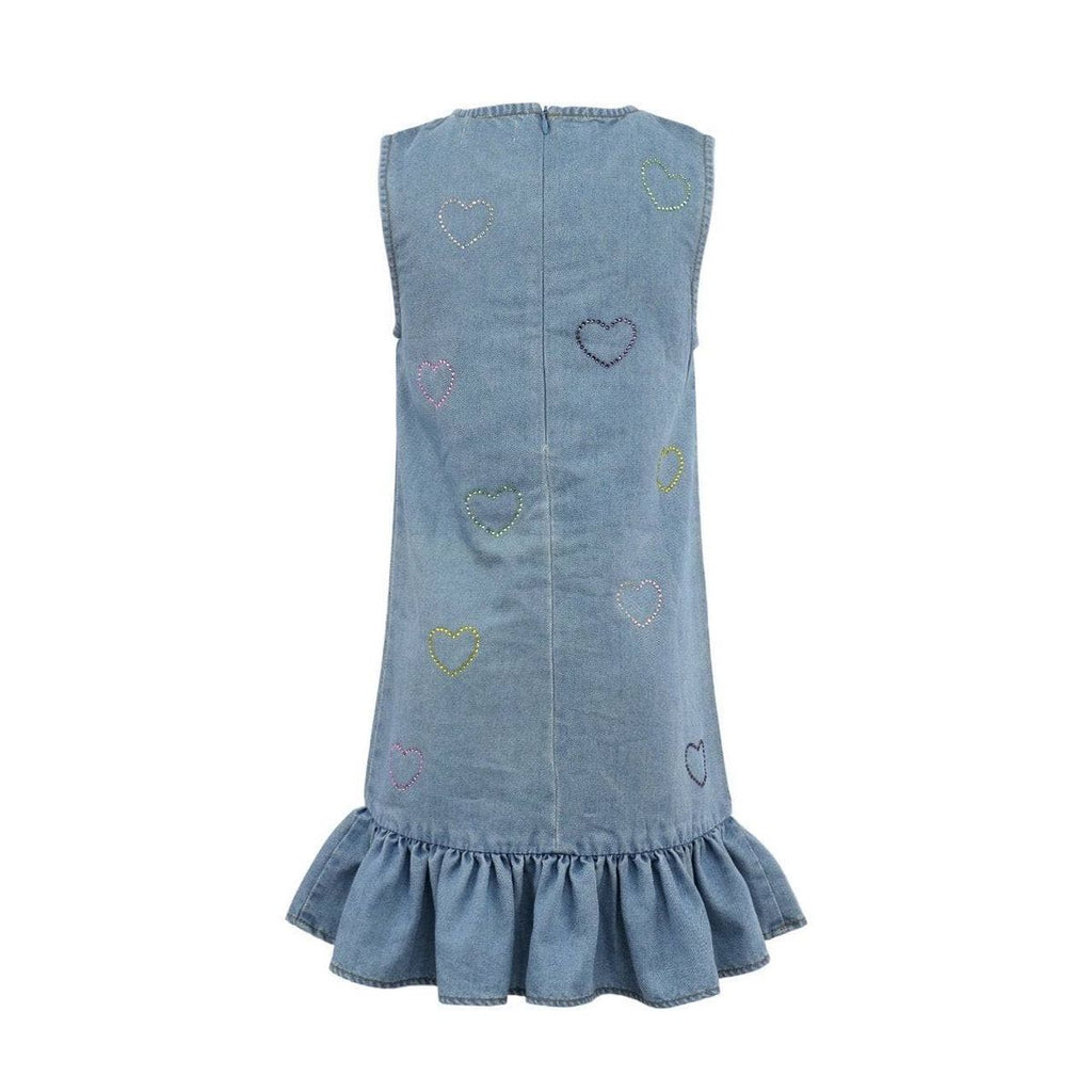 white christmas dresses Avec Les Filles Women's Heart Detailed Sleeveless Mini Dress - Monarch Heart main image 0