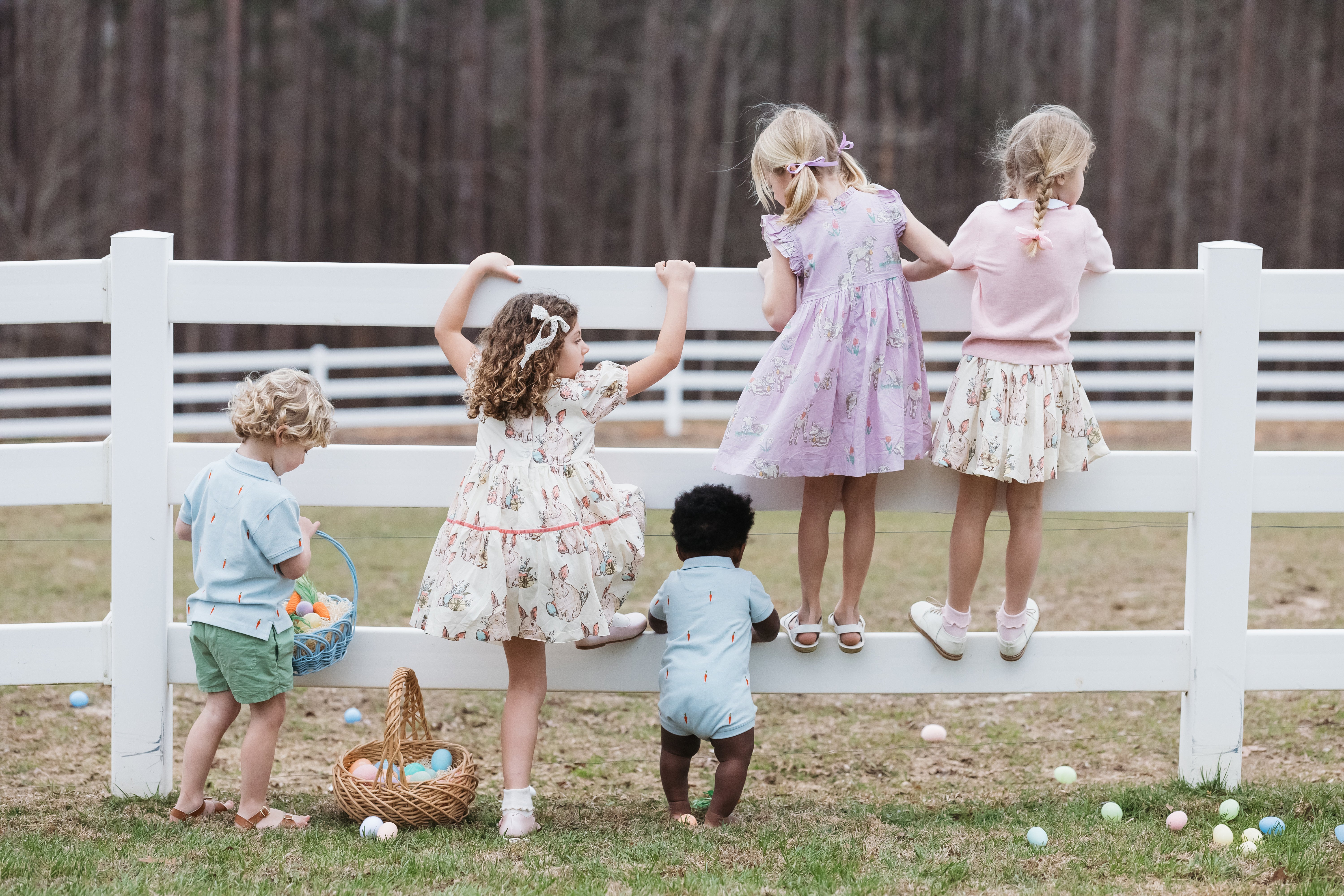 pink chicken dress toddler Pink Chicken Ailee Dress Set, Pink Dewdrop Block Print