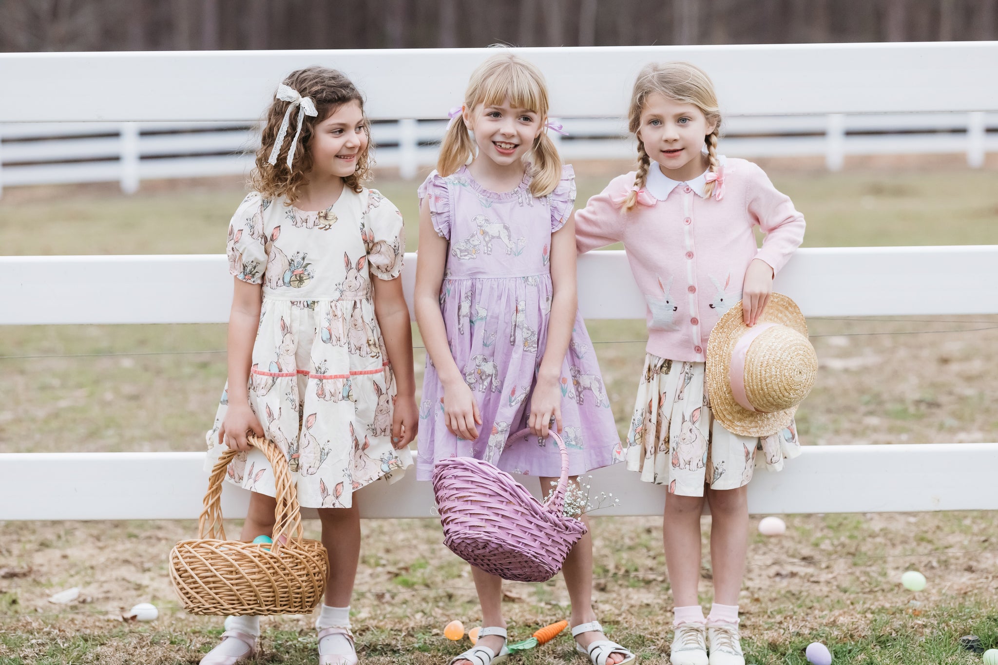 Pink Chicken | Leila Dress | Lavender Lambs – Kid's Anthem